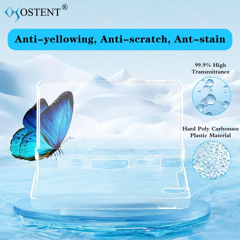 OSTENT Hard Crystal Case Clear Skin Cover Shell for Nintendo DSi NDSi - Image 2